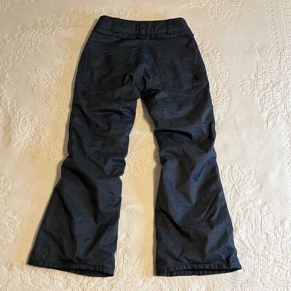 Volcom snowpants, modern straight fit, darl charcoal grey, S - Picture 10 of 13